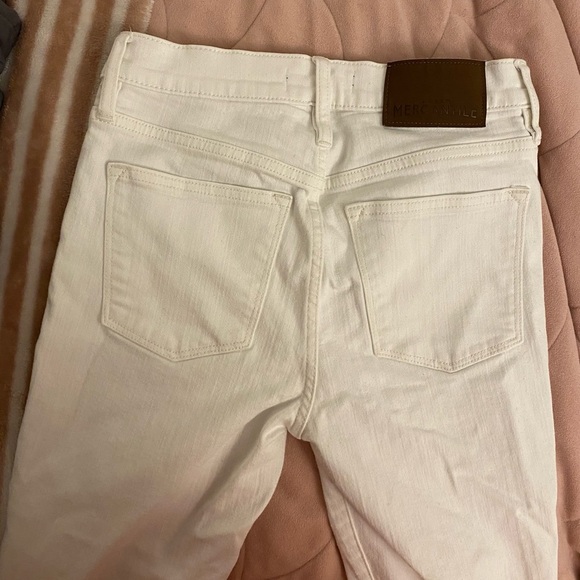 J.Crew Mercantile High Rise Jeans - White - Picture 4 of 6